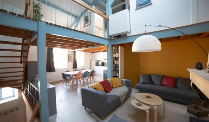 Maison type loft avec parking hyper centre