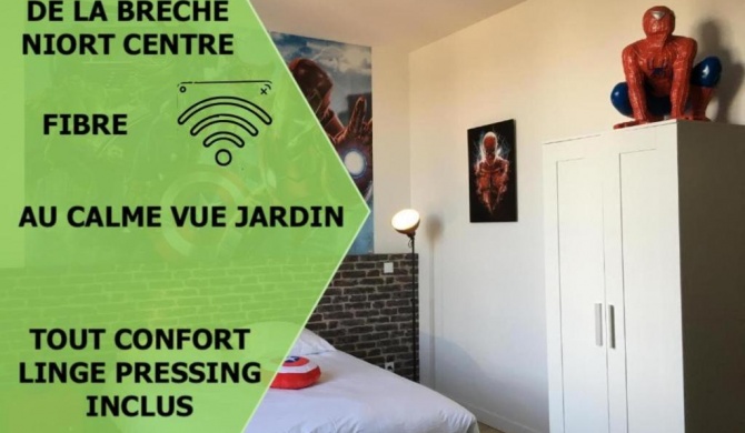 Le Marvel centre la Brèche wifi vue jardin