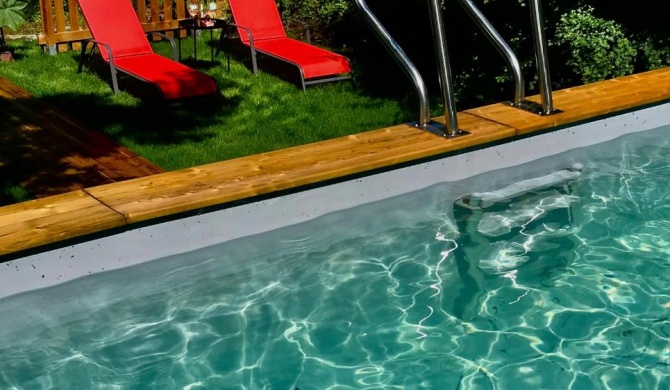 The Bamboo and Toffee Huts with Pool in Dordogne