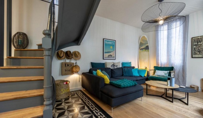 SURF SHACK KEYWEEK Very cosy and well decorated townhouse in Biarritz